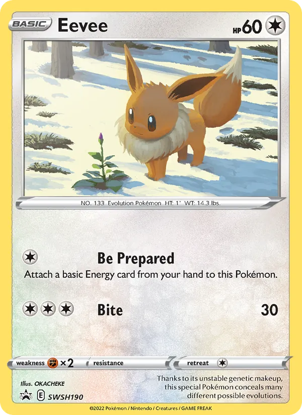 Eevee — SWSH Black Star Promos #SWSH190 (Pokémon TCG card)