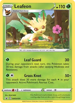Leafeon (SWSH Black Star Promos #SWSH191)