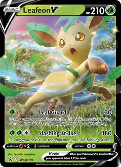 Leafeon V (SWSH Black Star Promos #SWSH194)