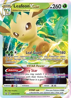 Leafeon VSTAR (SWSH Black Star Promos #SWSH195)