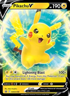 Pikachu V (SWSH Black Star Promos #SWSH198)
