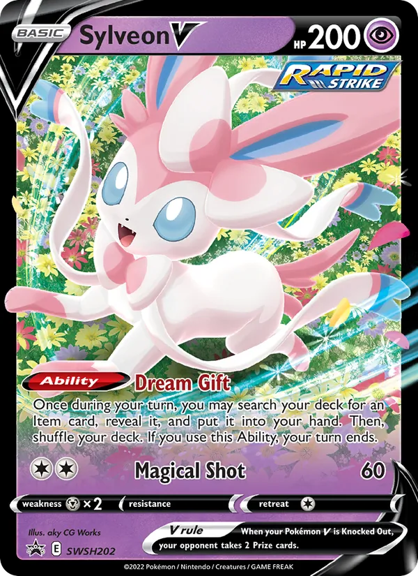 Sylveon V — SWSH Black Star Promos #SWSH202 (Pokémon TCG card)