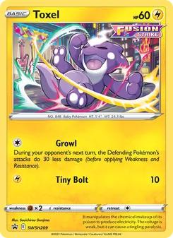 Toxel (SWSH Black Star Promos #SWSH209)