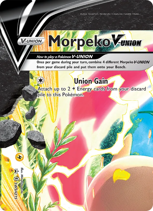 Morpeko V-UNION — SWSH Black Star Promos #SWSH215 (Pokémon TCG card)
