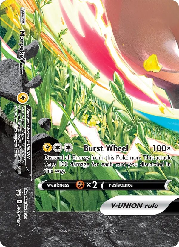 Morpeko V-UNION — SWSH Black Star Promos #SWSH217 (Pokémon TCG card)