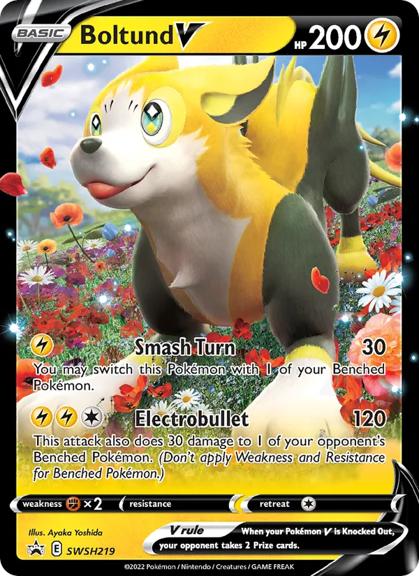 Boltund V — SWSH Black Star Promos #SWSH219 (Pokémon TCG card)