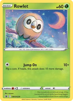 Rowlet (SWSH Black Star Promos #SWSH220)