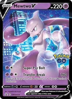Mewtwo V (SWSH Black Star Promos #SWSH223)
