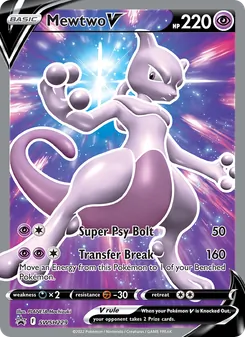 Mewtwo V (SWSH Black Star Promos #SWSH229)
