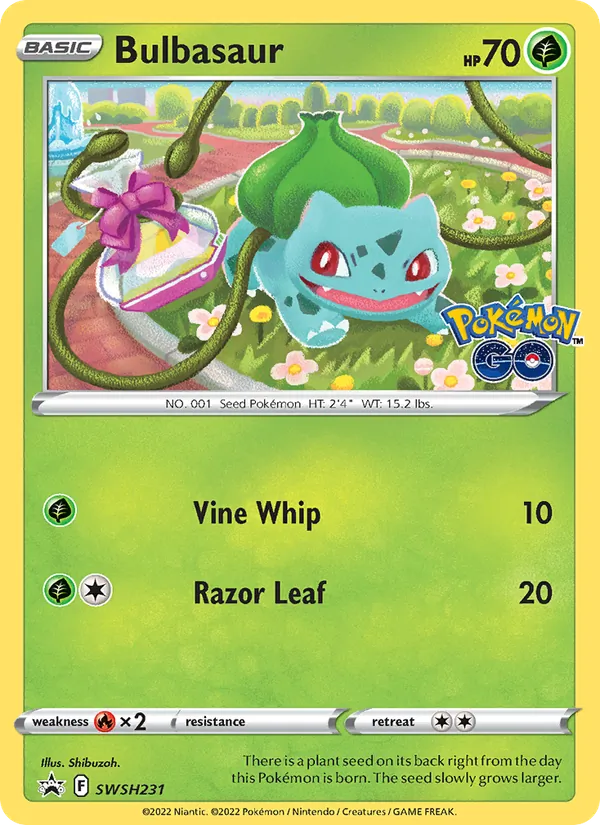 Bulbasaur — SWSH Black Star Promos #SWSH231 (Pokémon TCG card)