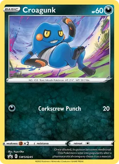 Croagunk (SWSH Black Star Promos #SWSH245)