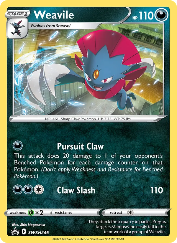 Weavile — SWSH Black Star Promos #SWSH246 (Pokémon TCG card)