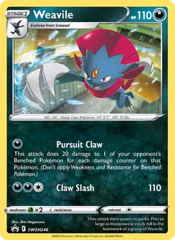 Weavile (SWSH Black Star Promos #SWSH246)