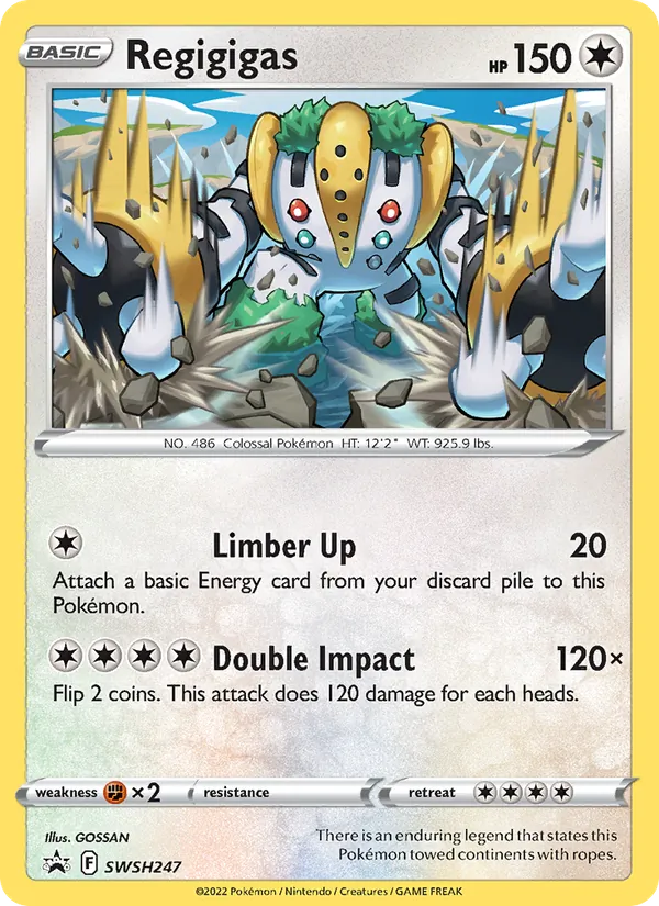 Regigigas — SWSH Black Star Promos #SWSH247 (Pokémon TCG card)