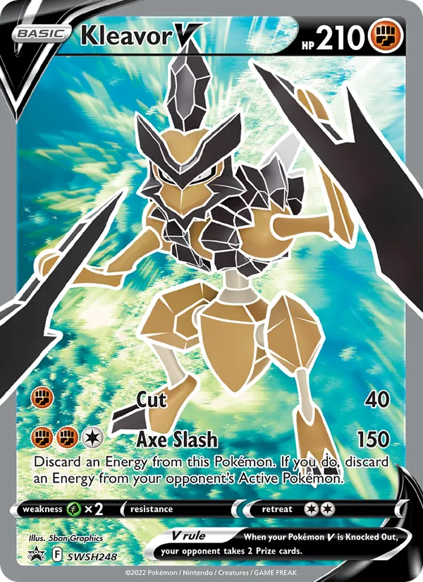 Kleavor V — SWSH Black Star Promos #SWSH248 (Pokémon TCG card)