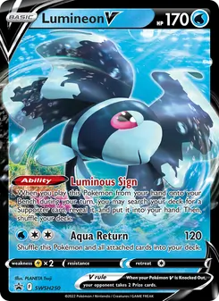Lumineon V (SWSH Black Star Promos #SWSH250)