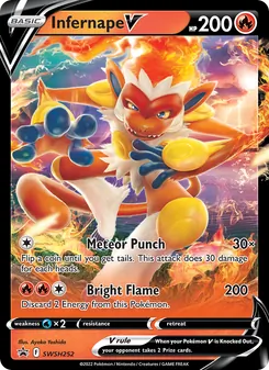Infernape V (SWSH Black Star Promos #SWSH252)