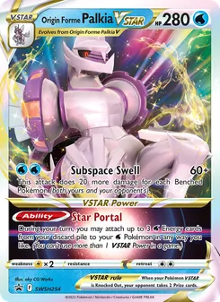 Origin Forme Palkia VSTAR (SWSH Black Star Promos #SWSH254)