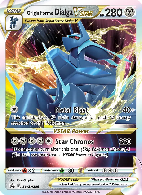 Origin Forme Dialga VSTAR — SWSH Black Star Promos #SWSH256 (Pokémon TCG card)