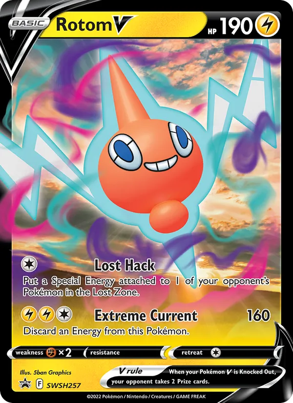 Rotom V — SWSH Black Star Promos #SWSH257 (Pokémon TCG card)