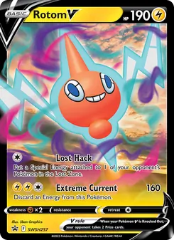 Rotom V (SWSH Black Star Promos #SWSH257)