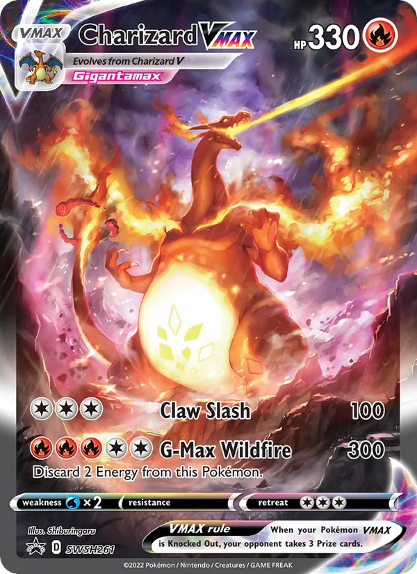 Charizard VMAX — SWSH Black Star Promos #SWSH261 (Pokémon TCG card)
