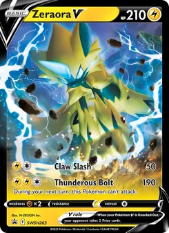 Zeraora V (SWSH Black Star Promos #SWSH263)