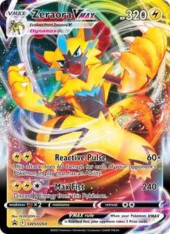 Zeraora VMAX (SWSH Black Star Promos #SWSH264)