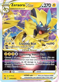 Zeraora VSTAR (SWSH Black Star Promos #SWSH265)