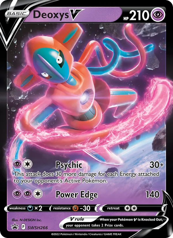 Deoxys V — SWSH Black Star Promos #SWSH266 (Pokémon TCG card)