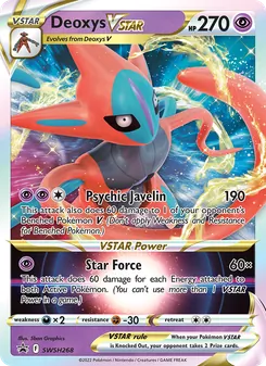 Deoxys VSTAR (SWSH Black Star Promos #SWSH268)