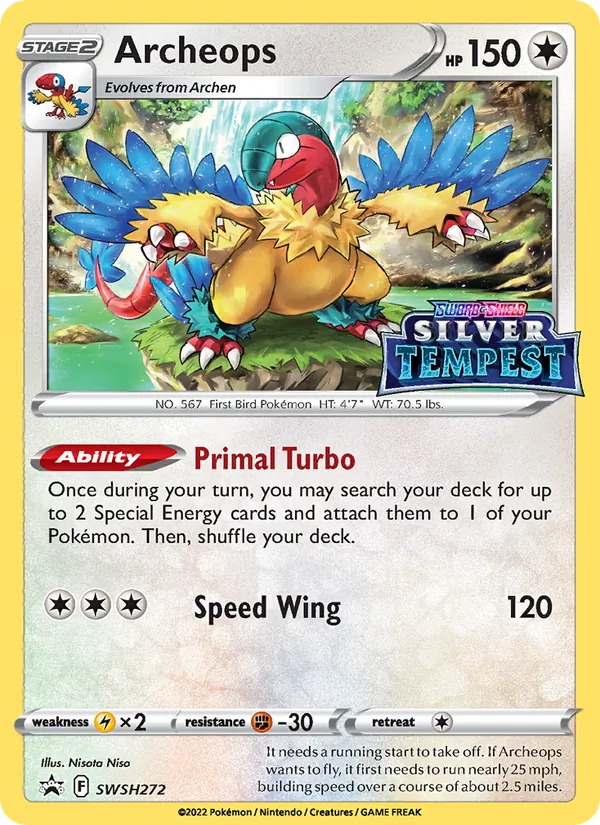 Archeops — SWSH Black Star Promos #SWSH272 (Pokémon TCG card)