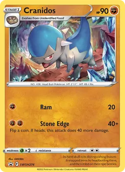 Cranidos (SWSH Black Star Promos #SWSH274)