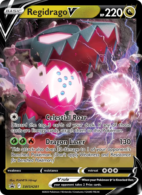 Regidrago V — SWSH Black Star Promos #SWSH281 (Pokémon TCG card)