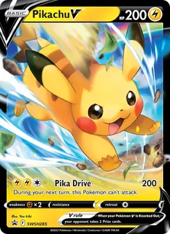 Pikachu V (SWSH Black Star Promos #SWSH285)