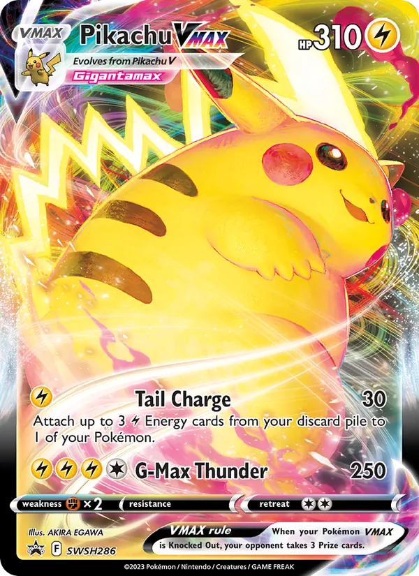 Pikachu VMAX — SWSH Black Star Promos #SWSH286 (Pokémon TCG card)