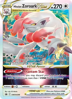 Hisuian Zoroark VSTAR (SWSH Black Star Promos #SWSH298)