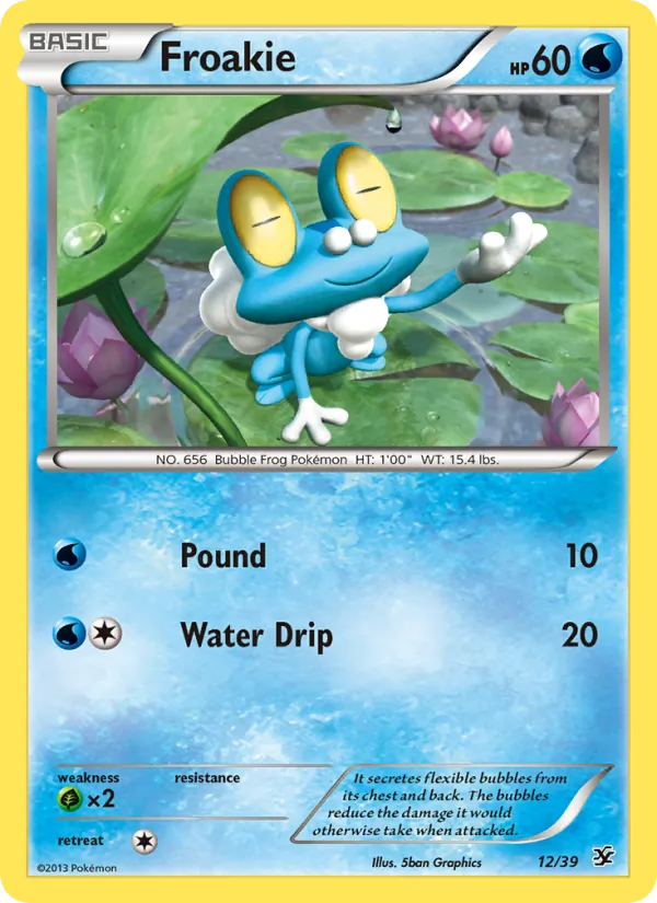 Froakie — Kalos Starter Set #12 (Pokémon TCG card)