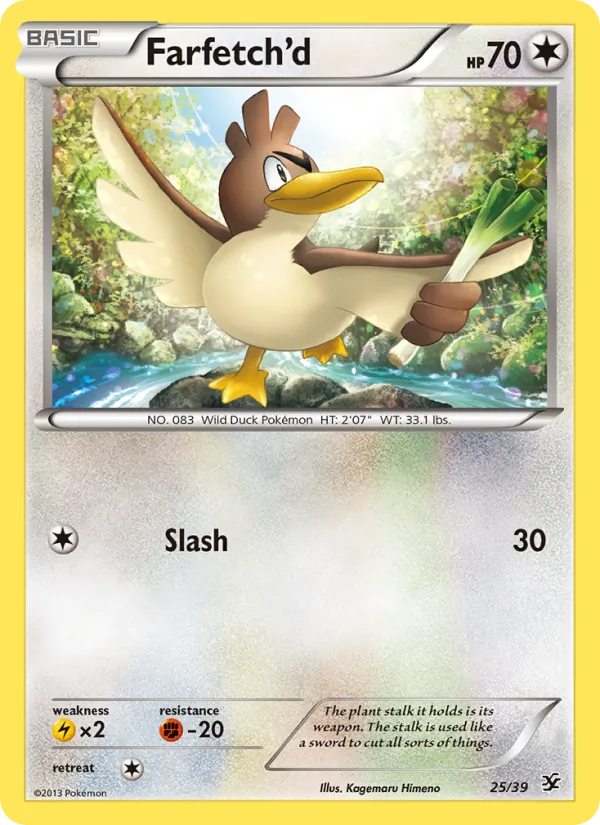 Farfetch'd — Kalos Starter Set #25 (Pokémon TCG card)