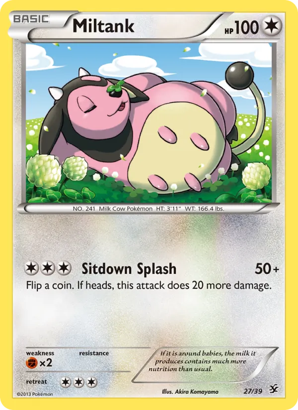Miltank — Kalos Starter Set #27 (Pokémon TCG card)