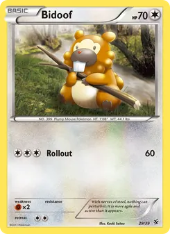 Bidoof (Kalos Starter Set #29)