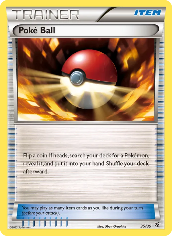Poké Ball — Kalos Starter Set #35 (Pokémon TCG card)