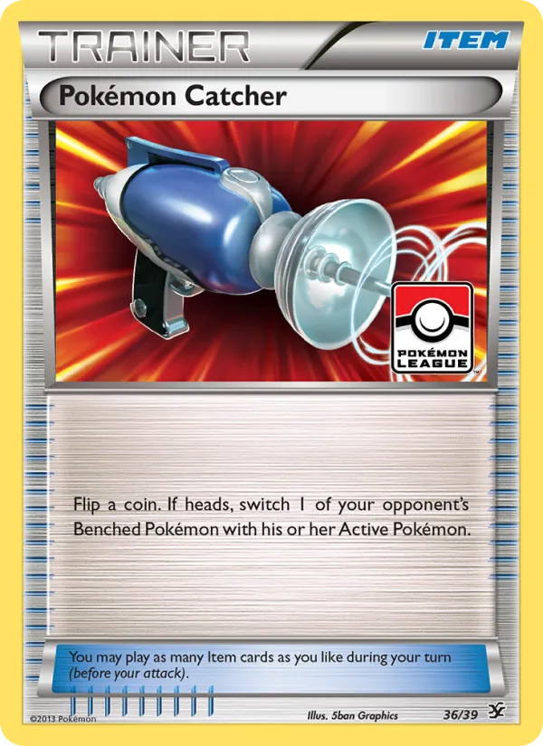 Pokémon Catcher — Kalos Starter Set #36 (Pokémon TCG card)