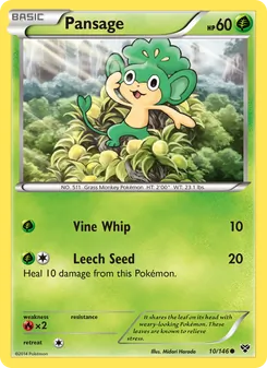Pansage (XY #10)