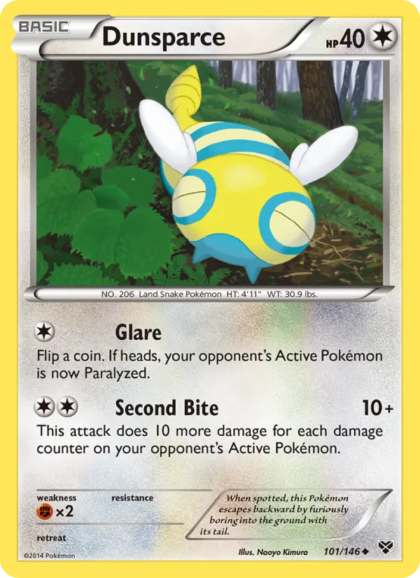 Dunsparce — XY #101 (Pokémon TCG card)