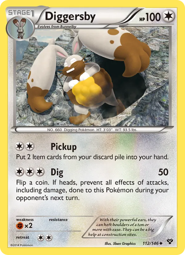Diggersby — XY #112 (Pokémon TCG card)