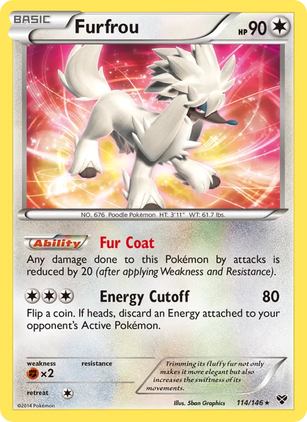 Furfrou — XY #114 (Pokémon TCG card)