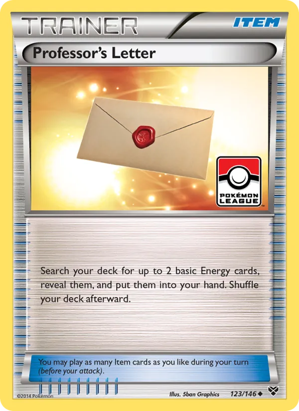 Professor's Letter — XY #123 (Pokémon TCG card)