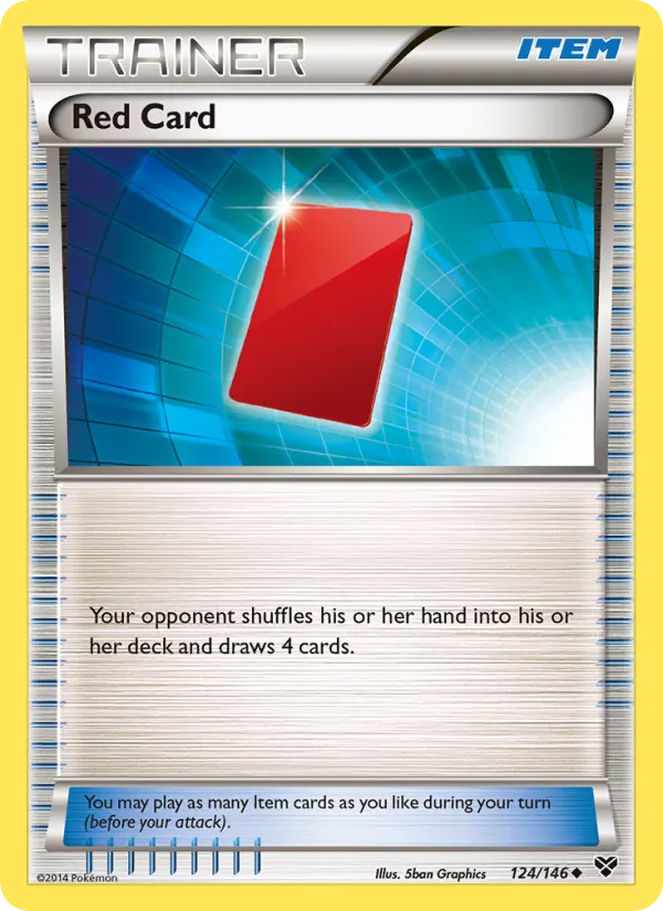 Red Card — XY #124 (Pokémon TCG card)