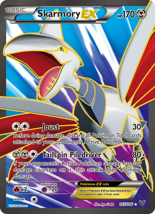 Skarmory EX — XY #145 (Pokémon TCG card)